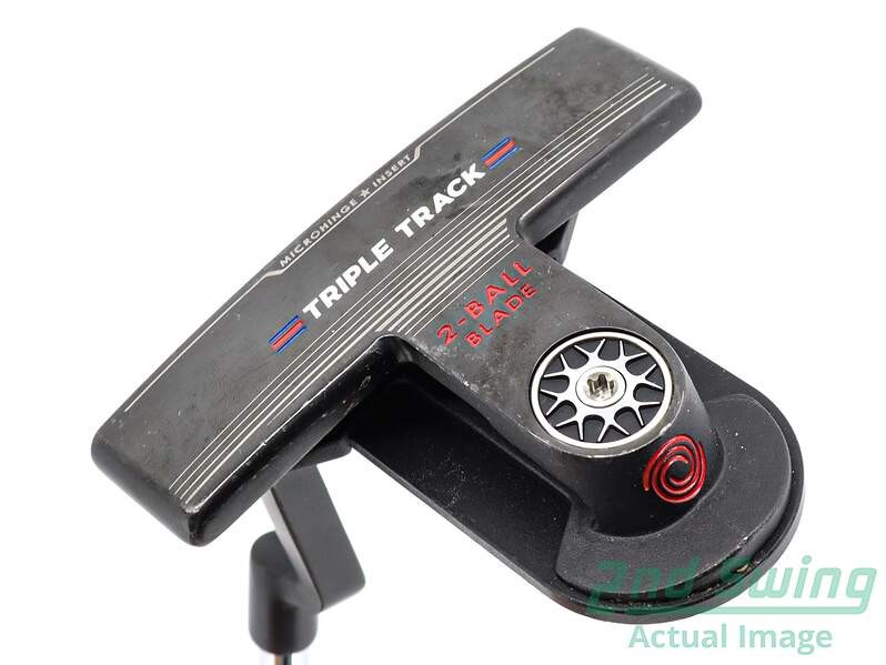 Odyssey Triple Track 2-Ball Blade Putter 34in Left-Handed Steel Shaft