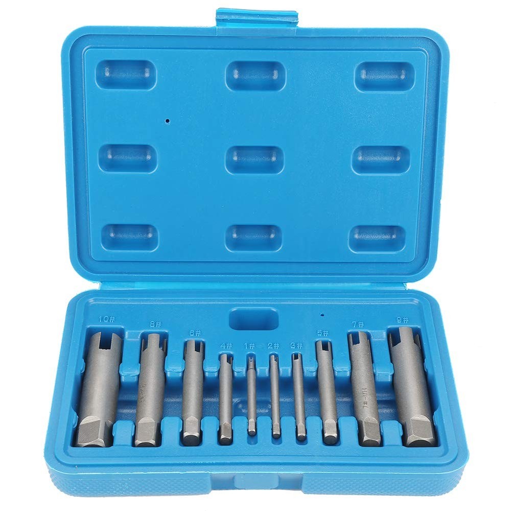 Steel Tap Extractor Set for Broken Head Taps and Stripped Screw Removal