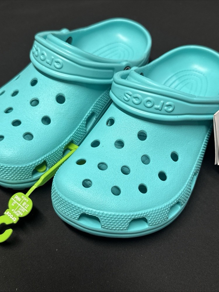 Crocs classic Blue Turquoise 5m/7w With Tags 🔥 Fast Shipping Unisex
