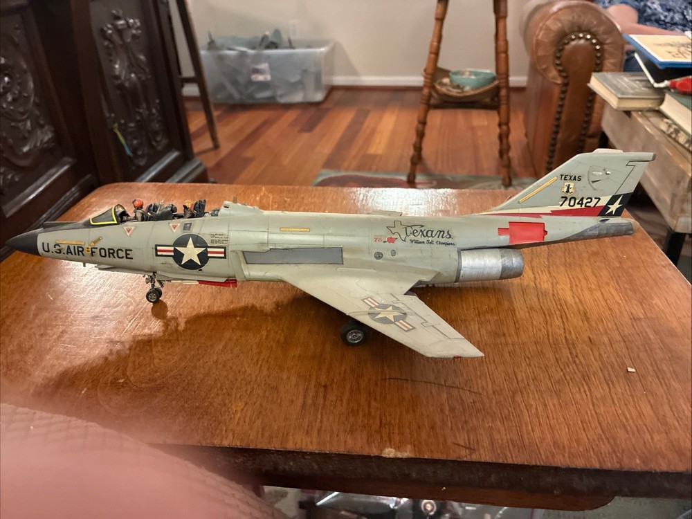 Built Plastic Models Est Scale 1/48 Wing Span 10” F-101 Vodoo Parts & Repair