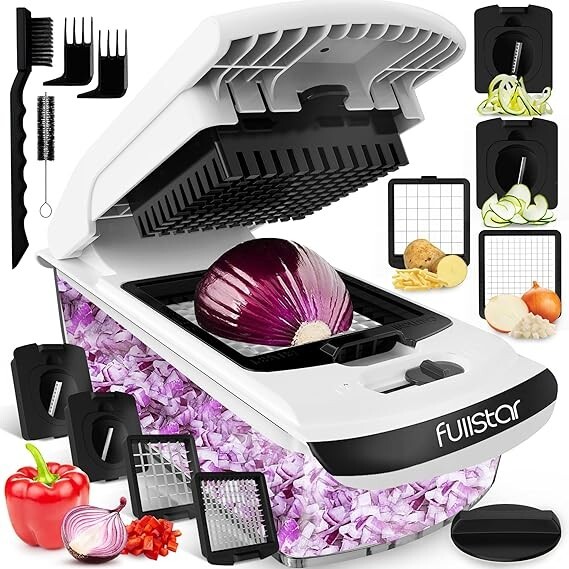 Fullstar 4-in-1 Vegetable Chopper Slicer for Onions and More