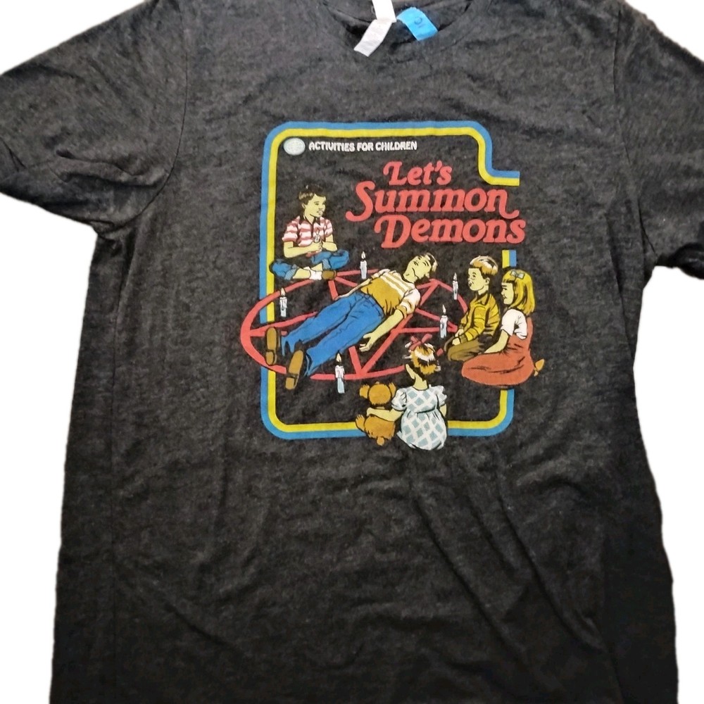 lets summon demons shirt Bella Canvas Tag Size Large