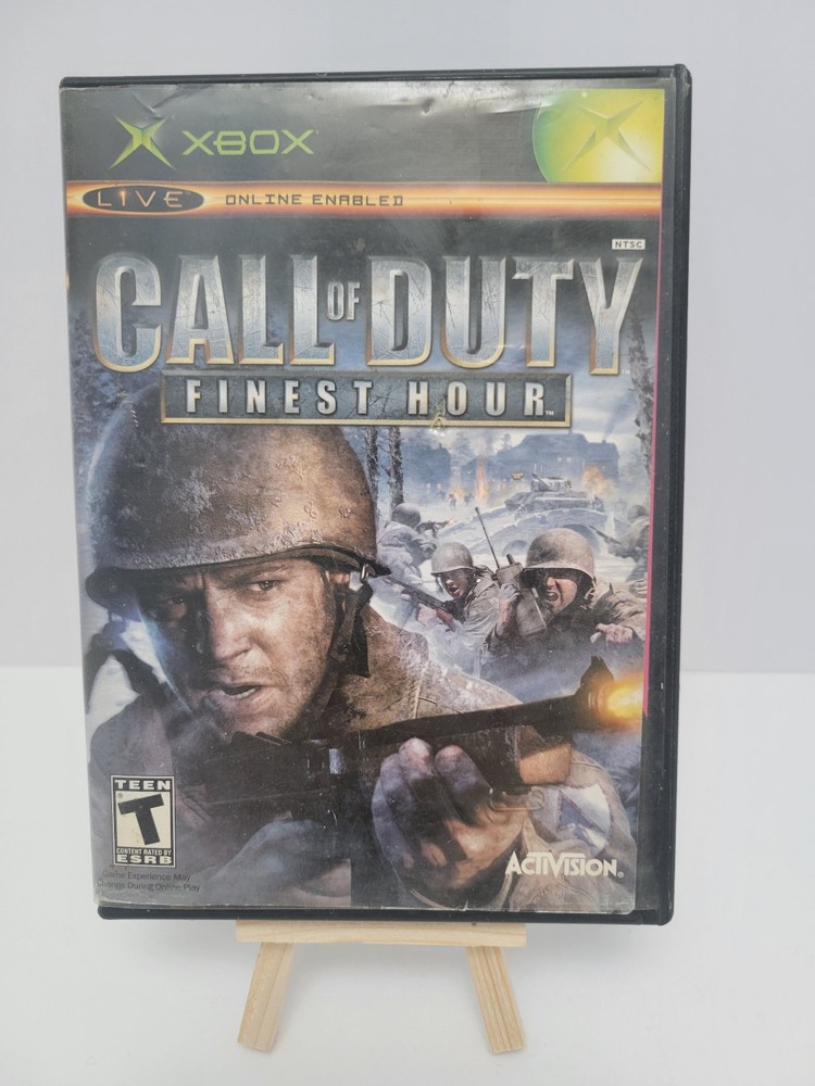 Call of Duty Finest Hour (Microsoft Xbox) - NO MANUAL Tested Working