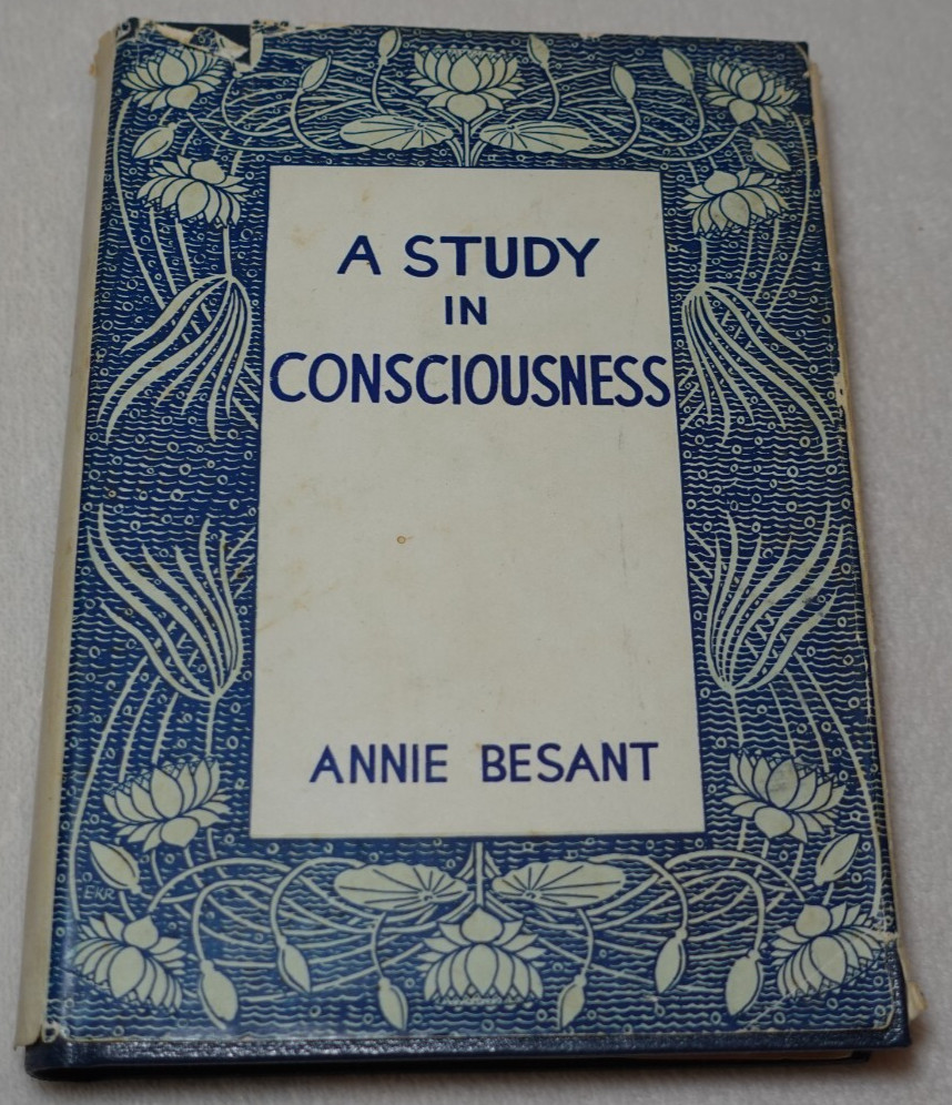 A Study in Consciousness Annie Besant 1980 Theosophical Publishing Book