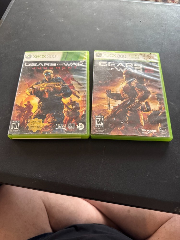 Lot of 2 XBOX 360 games - GEARS OF WAR JUDGEMENT & GEARS OF WAR 2 W/FREE SHIP!
