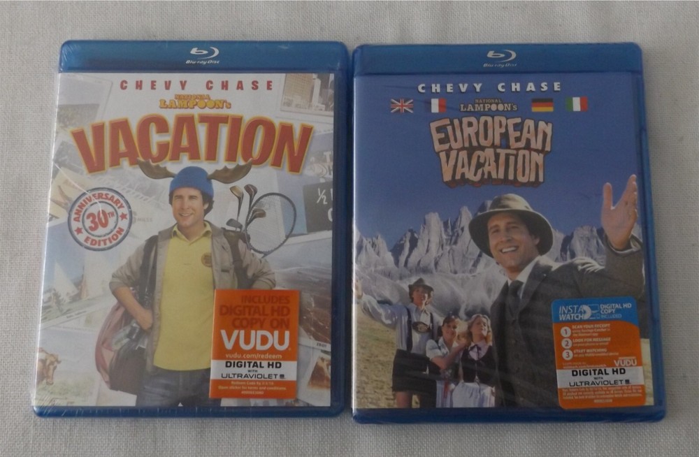 National Lampoon's Vacation & European Vacation, 2-Blu-ray lot, Beverly D'Angelo