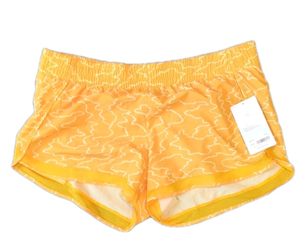 Athleta Printed Mesh Racer Athletic Run Shorts 4