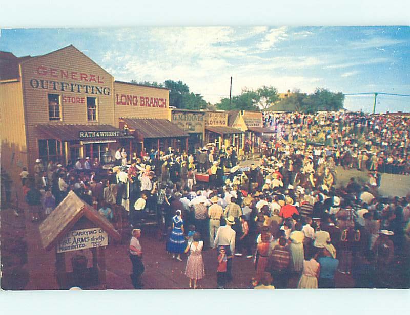 Unused Pre-1980 RETAIL STORE SCENE Dodge City Kansas KS hp0364