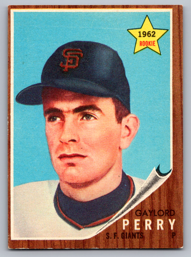 1962 TOPPS #199 GAYLORD PERRY GIANTS ROOKIE