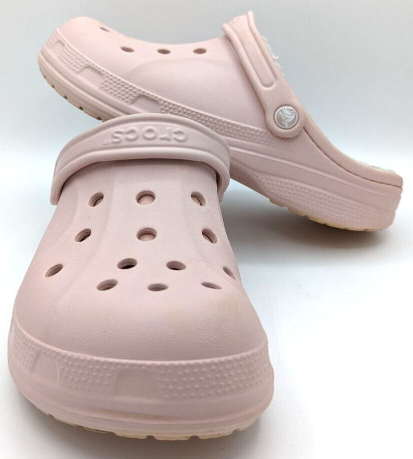 Crocs Ivory Ralen Lined Clogs | 16244 | Unisex Men's 9 Women's 11 Sandals