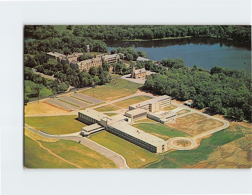Postcard Holy Family Convent And College Manitowoc Wisconsin USA