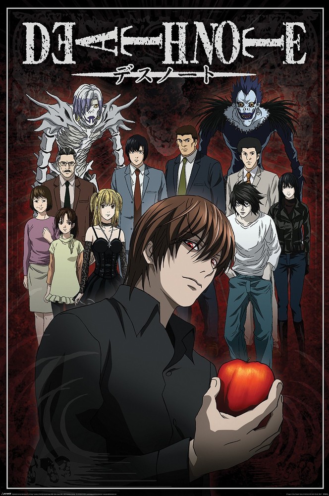 Death Note - Anime Poster (Characters - Light, L, Misa, Ryuk) (Size: 24