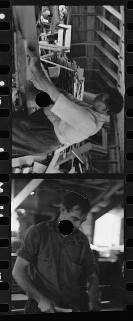 Photo:1930s Men Working in Industrial Mill Film Negative Photos