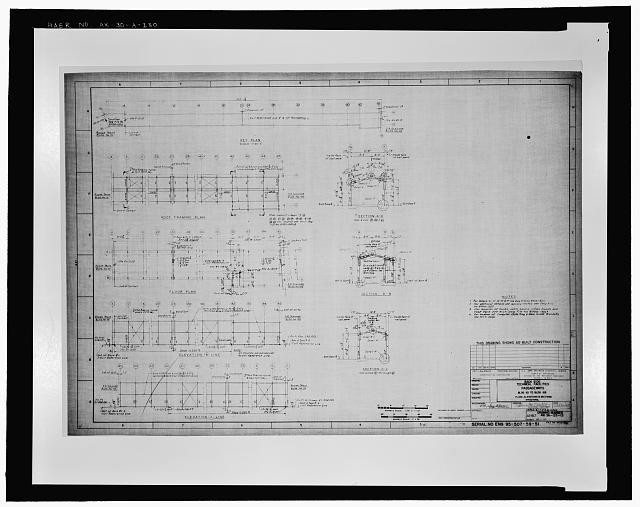 Clear Air Force Station Alaska 1960 BMEWS Site II Structural Blueprint
