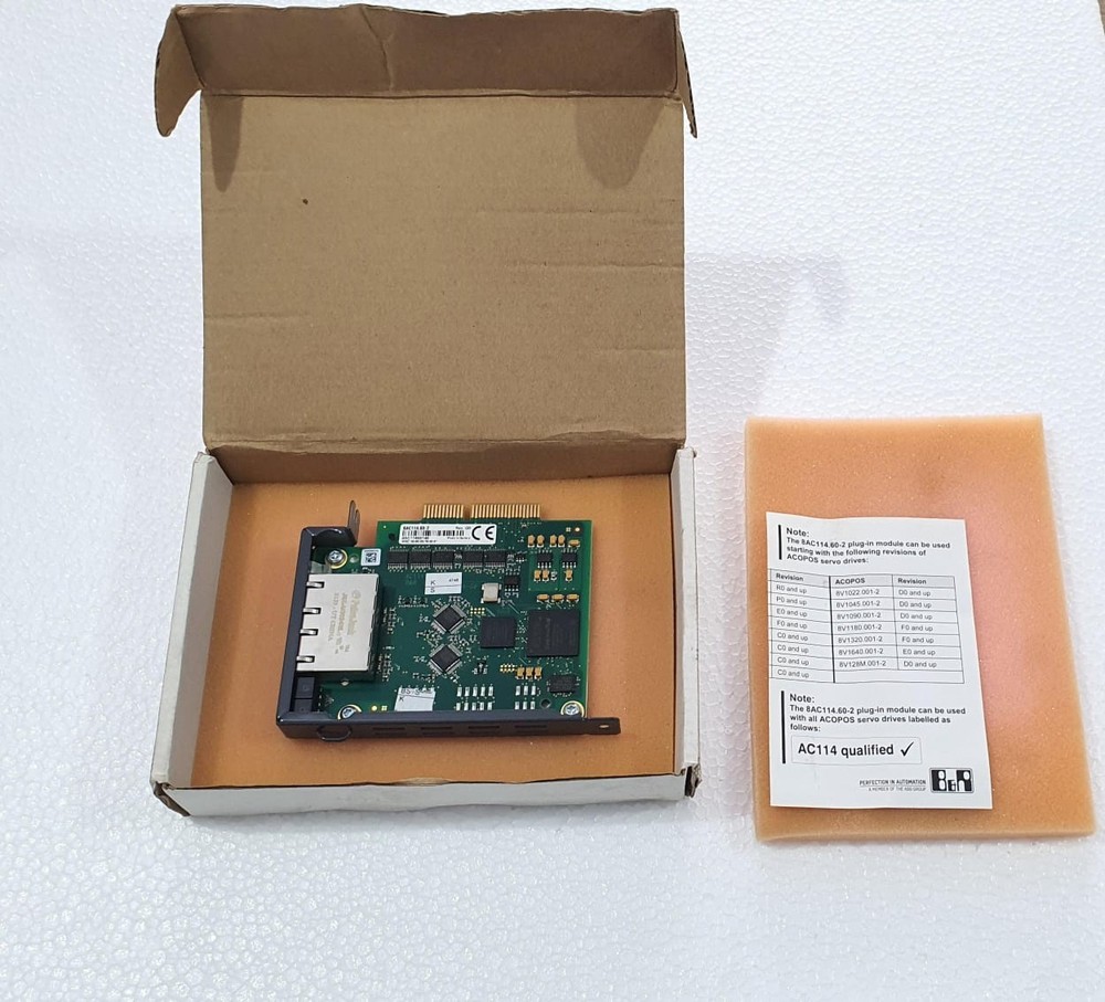 B&R | 8AC114.60-2 | AC114 | PLUG-IN MODULE FOR ACOPOS SERVO DRIVE, FAST SHIP DHL