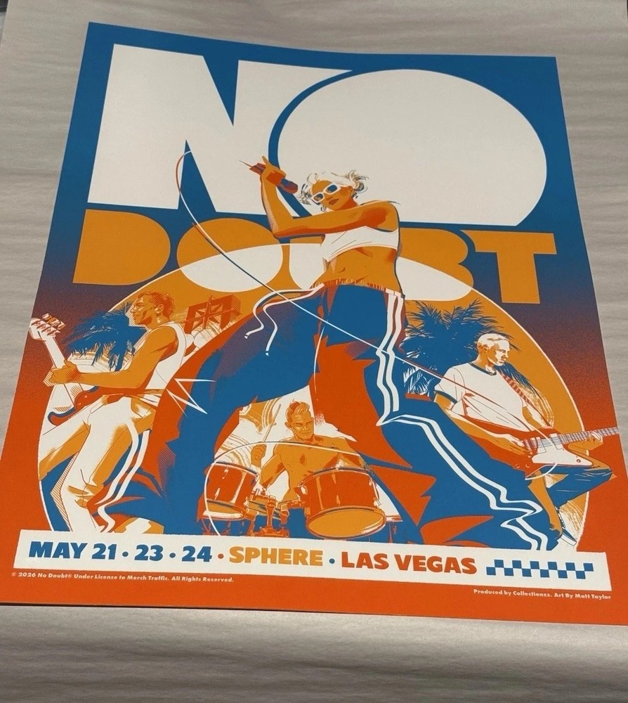 No Doubt Live at Sphere Las Vegas Weekend 3 2026 On May 21 23 and 24 2026 Poster