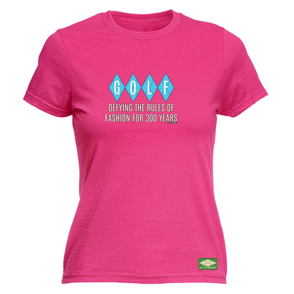 Golf Oob Defying The Rules Of Fashion - Womens T Shirt Funny T-Shirt Novelty