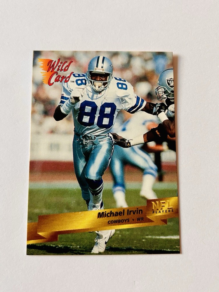 1993 Wild Card Michael Irvin #83 Dallas Cowboys HOF Vintage