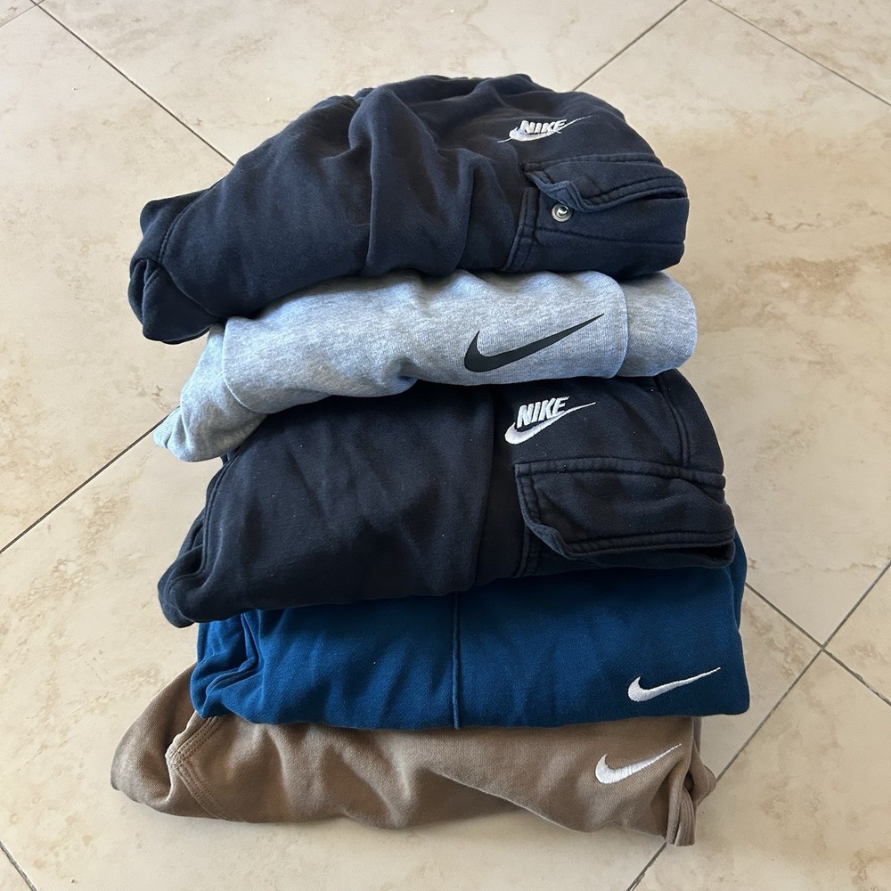 Nike Lot Of 5 Track Pants Mens Size XL/XXL Sweatpants Joggers