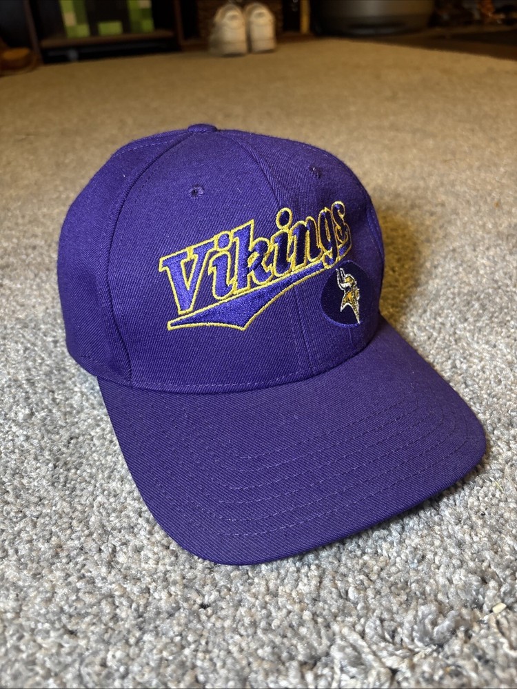 Vintage Minnesota Vikings SnapBack Hat Made In USA NFL Twins Enterprise