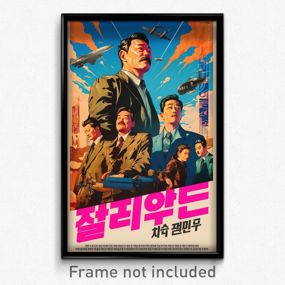Korean Movie Poster - Urban Pass (Korea Psychedelic Trippy Art Retro Film Print)
