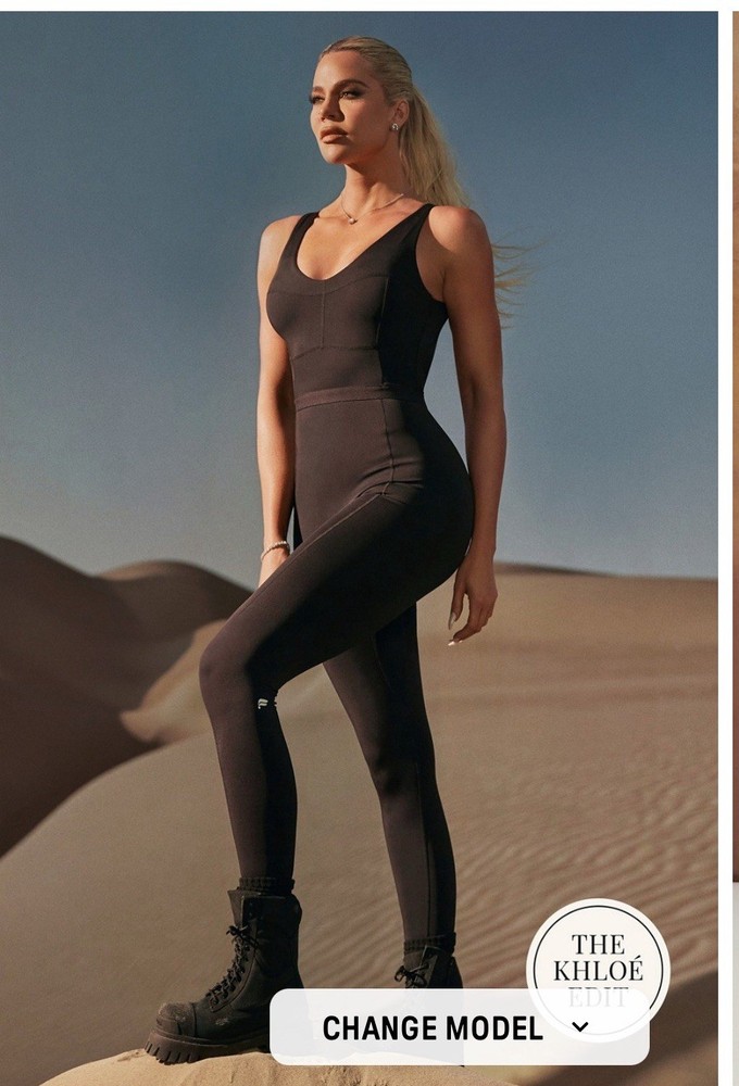 Fabletics Motion365+ Shine Jumpsuit from the Khloe Edit collection small