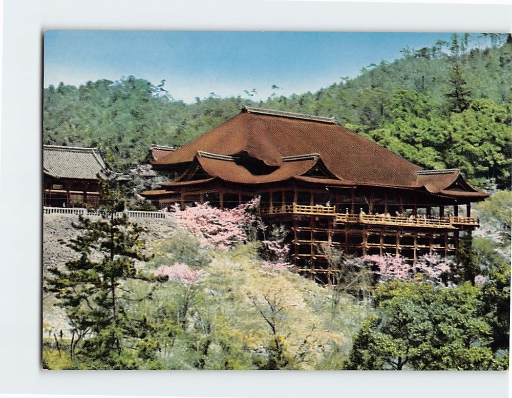 Postcard Kiyomizu Temple Kyoto Japan