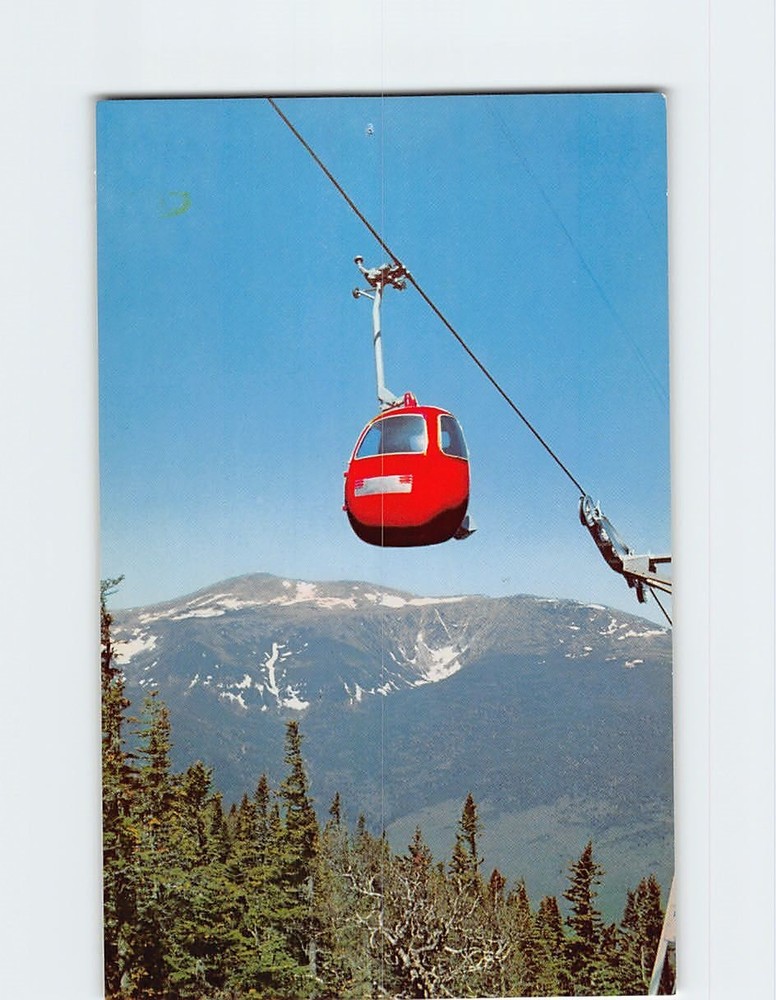 Postcard Wildcat Mountain Gondola Pinkham Notch Jackson USA