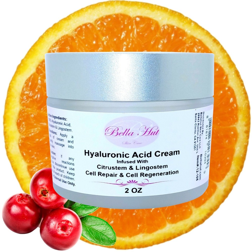 BELLAHUT - HYALURONIC ACID CREAM MOISTURIZER INFUSED WITH BERRY ORANGE STEMCELL-image