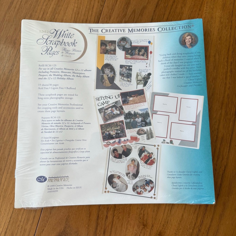 Creative Memories 12x12 Scrapbook Refill Pages NWT 30 Count RCM-12S
