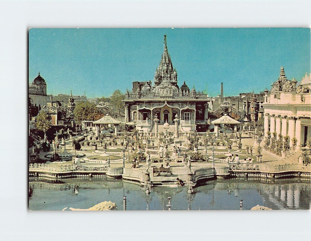 Postcard Calcutta Jain Temple India