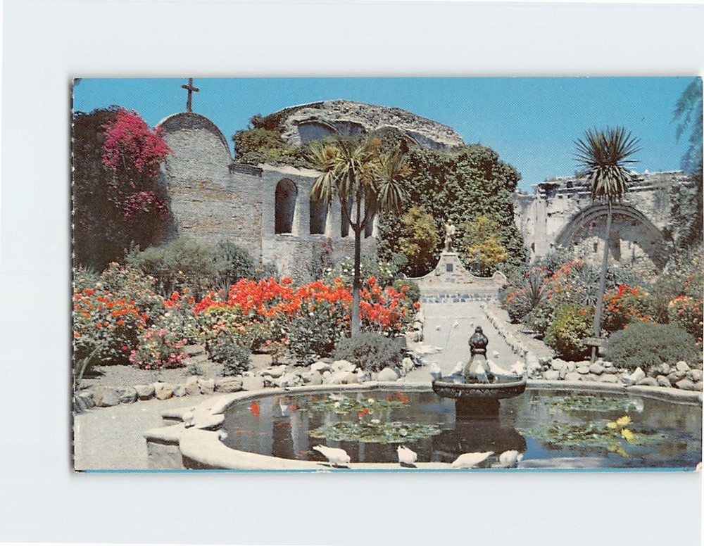 Postcard Old Mission San Juan Capistrano California USA