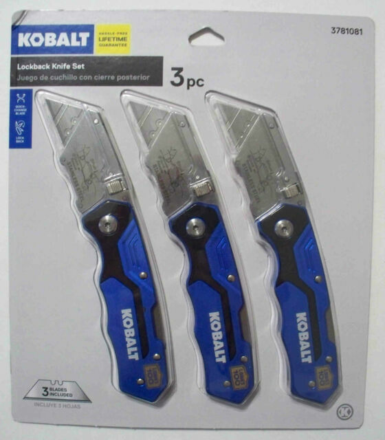 Kobalt 59711 Utility Knife - 3 Pack