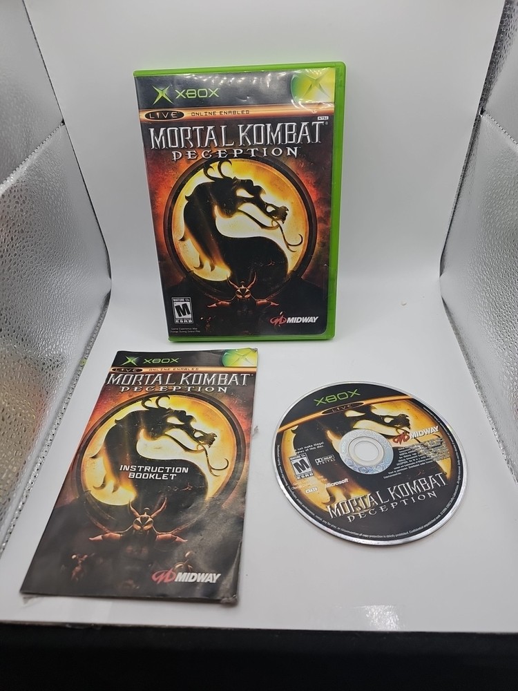 Mortal Kombat: Deception (Microsoft Xbox, 2004) Cib Tested Working