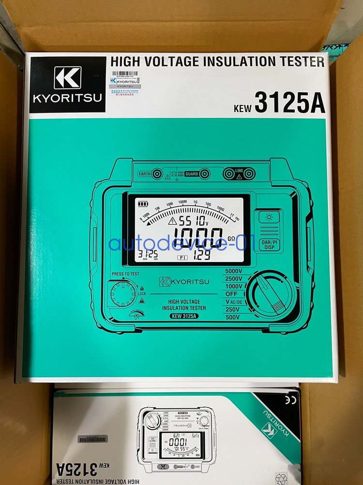 Brand New KYORlTSU KEW3125A High Voltage Insulation Resistance Tester DHL/FedEx
