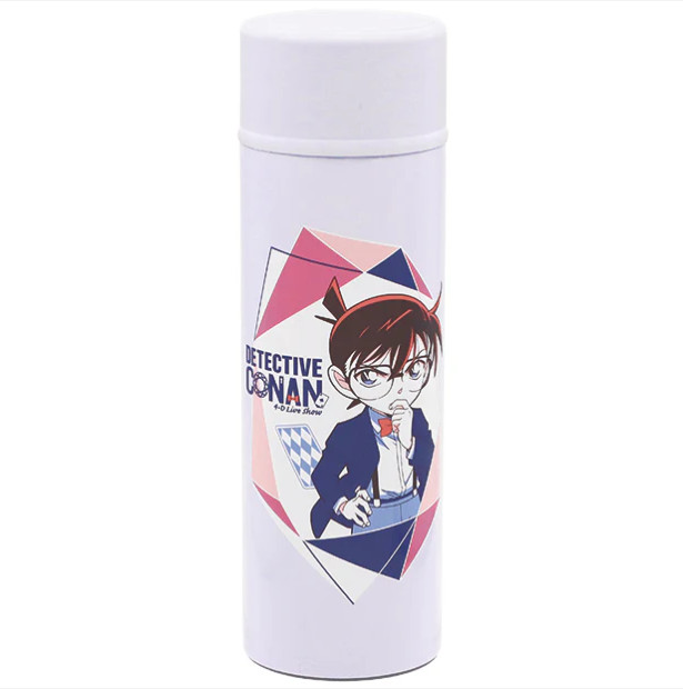 Detective Conan Edogawa Conan / Kaito Kid Stainless Steel Bottle From JP NEW