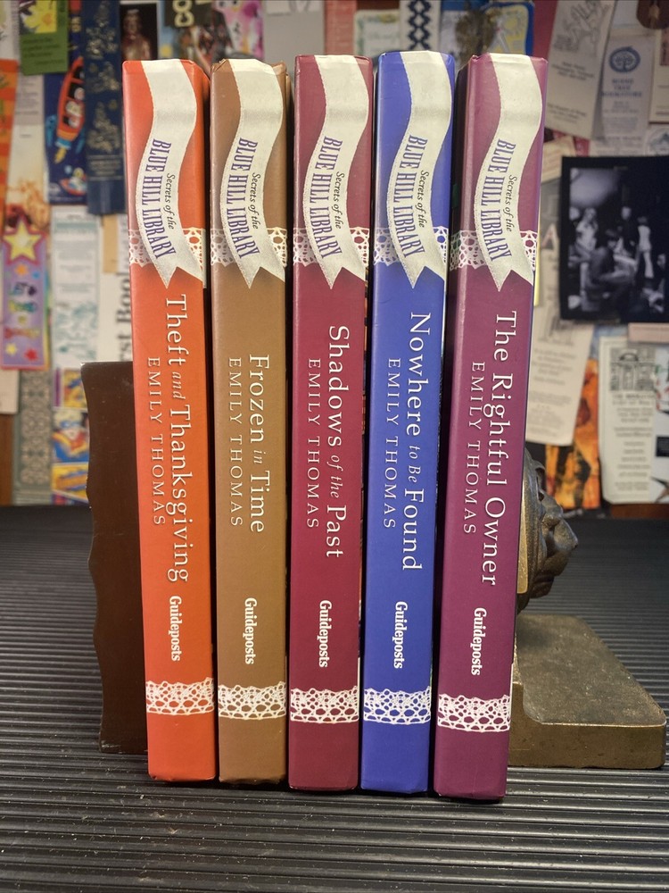 Lot 5 Secrets Of The Blue Hill Library Guideposts Emily Thomas Hardback Books