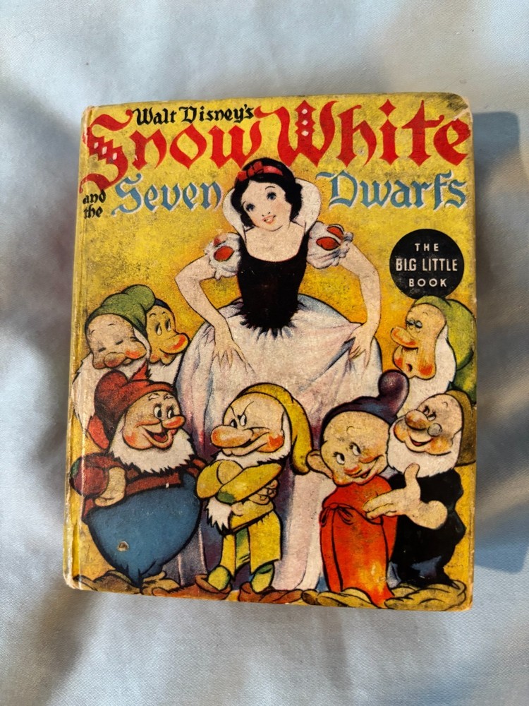 Disney's Snow White and the Seven Dwarfs  Whitman BLB VG movie edition