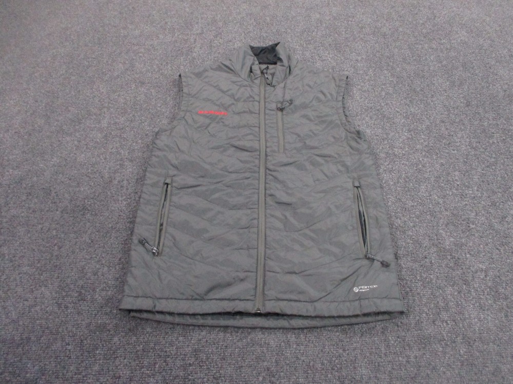 Mammut Vest Jacket Adult S Gray Puffer Quilted Performance Logo Hiking Mens
