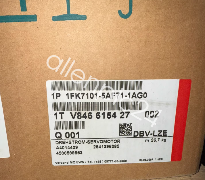 1PC  Siemens 1FK7101-5AF71-1AG0 servo motor brand new FedExor DHL
