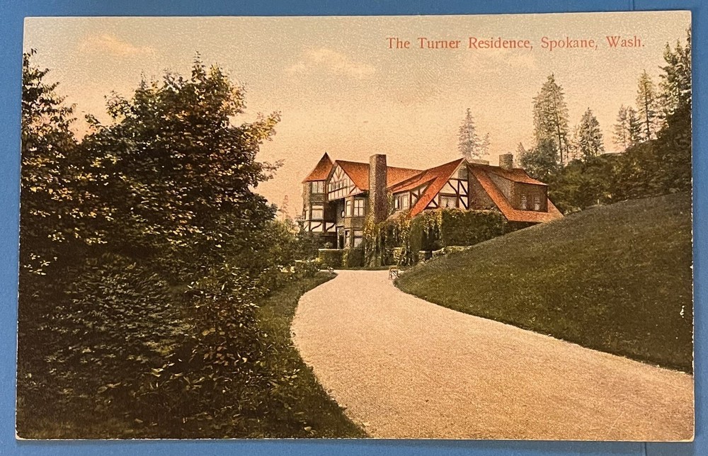 SPOKANE Washington WA Turner Residence antique postcard
