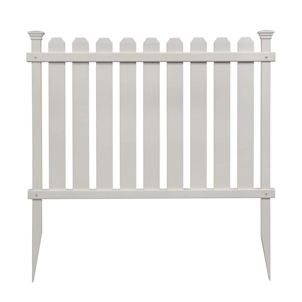 Bella Puppy & Garden 2-Pack White Vinyl Fence Kit 2.5ft x 3.4ft