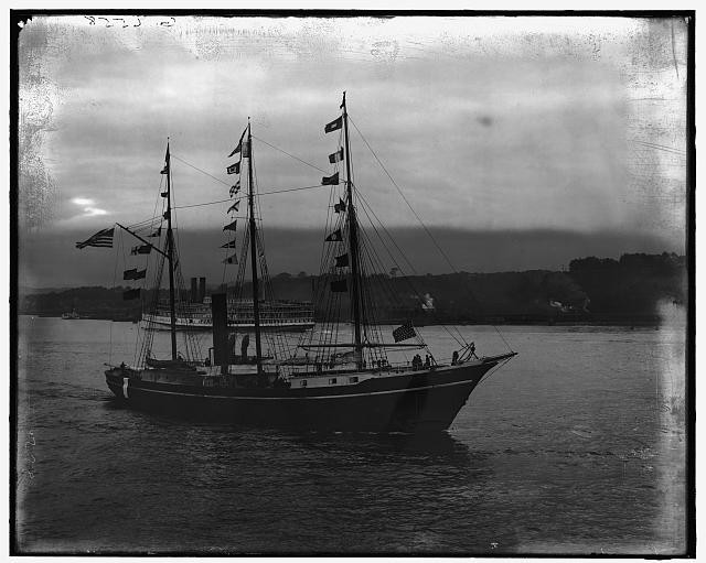 Newburgh NY Hudson River Roosevelt Ship Hudson-Fulton Celebration 1909
