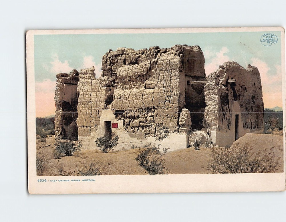 Postcard Casa Grande Ruins Arizona USA