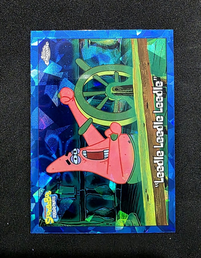 2025 Topps Chrome Sapphire SpongeBob SquarePants #84 