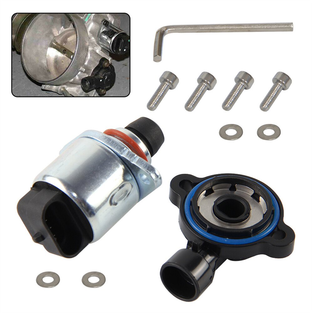 Throttle Position Sensor +Idle Air Control Valve for Chevy Small Block III IV LS