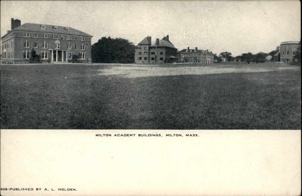 Milton Academy Buildings Milton Massachusetts UDB unposted c1905 postcard v567
