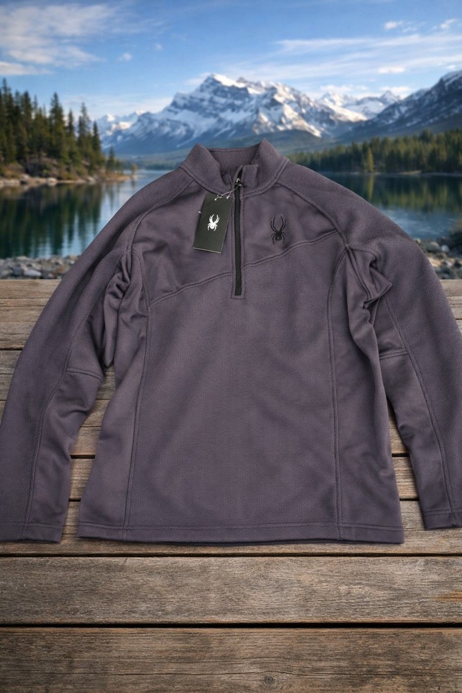 Spyder Sweater Jacket Mens (L) Outbound Core Half Zip Outdoors Performance