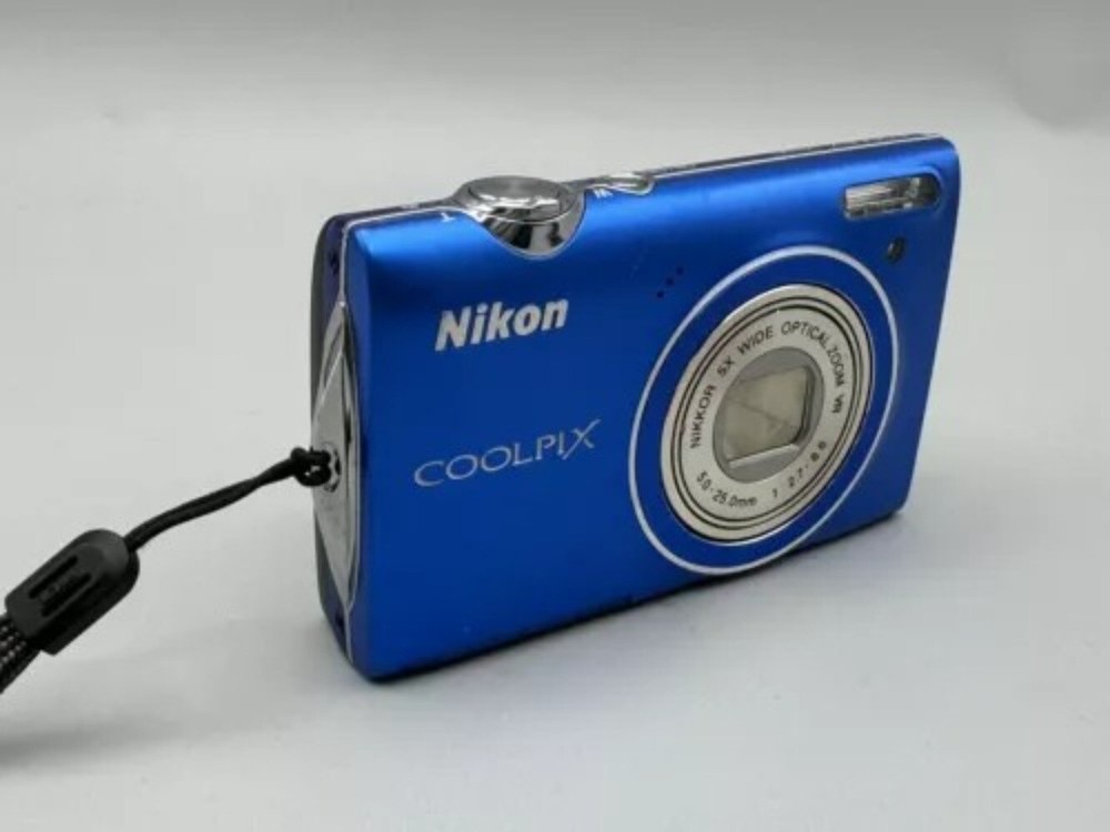 Nikon COOLPIX S5100 12.2MP 5x Optical Zoom CCD Digital Camera - 100% Working