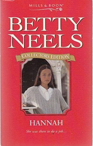 Hannah (Betty Neels Collector's Editions) by Neels, Betty Paperback Book TheFREE US DELIVERY | ISBN: 0263799190 | Quality Books